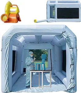 FLAPKWAN Inflatable Spray Paint Booth Portable Paint Tent Car